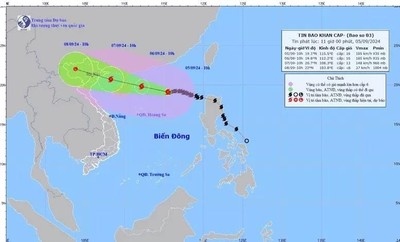 Quảng Trị: Ban hành công điện triển khai ứng phó bão số 3