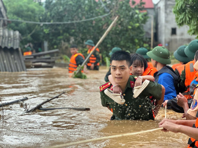 Lạng Sơn: Trên 2000 hộ gia định bị ảnh hưởng bởi cơn bão số 3 (Yagi)