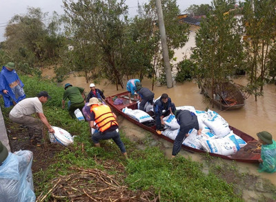 Hải Dương phát công điện số 14 về ứng phó lũ lớn, bảo đảm an toàn hệ thống đê điều