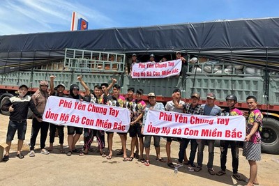 Phú Yên: Chia sẻ khó khăn với các địa phương bão lũ