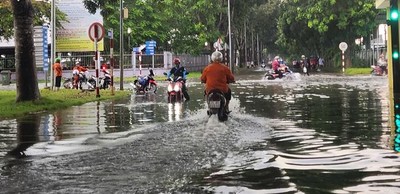 Bến Tre: Một khu công nghiệp tiếp tục gặp cảnh ngập úng