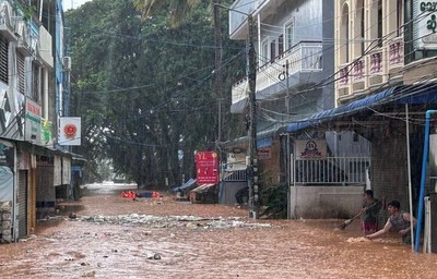 Mưa lớn và lũ lụt ở Lào, Thái Lan, Myanmar sau bão Yagi