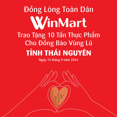 Wincommerce trao tặng 10 tấn lương thực cho đồng bào vùng lũ tại Thái Nguyên