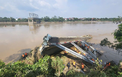 Phú Thọ: Cần giám định nguyên nhân sự cố sập cầu Phong Châu