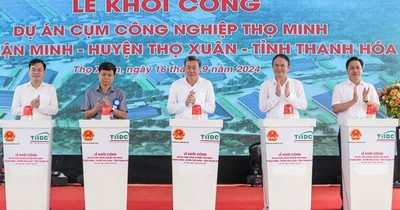 Thanh Hóa: Khởi công cụm công nghiệp gần 180 tỉ đồng