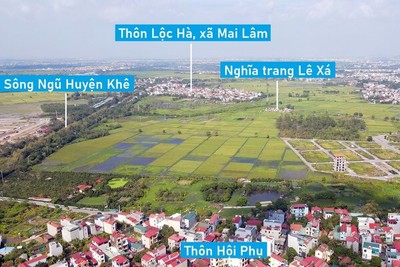 Cận cảnh khu đô thị hơn 3.113 tỷ đang mời đầu tư ở Đông Hội và Mai Lâm, Đông Anh