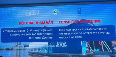 Hội thảo về định mức kinh tế - kỹ thuật vận hành hệ thống thu gom rác tự động trên sông Cần Thơ