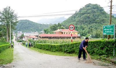 Quản Bạ (Hà Giang) nỗ lực thực hiện tiêu chí môi trường