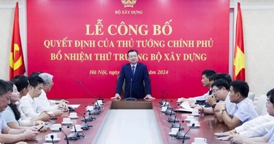 Phân công nhiệm vụ Lãnh đạo Bộ Xây dựng