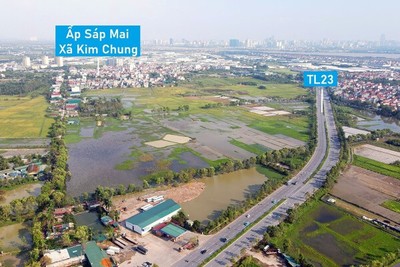 Cận cảnh khu đô thị hơn 8.120 tỷ đang mời đầu tư ở Kim Chung và Đại Mạch, Đông Anh