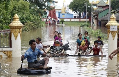 Myanmar: Gần 270 người thiệt mạng do lũ lụt và sạt lở đất sau bão Yagi