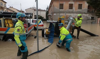 Italy: Bão Boris càn quét nhiều khu vực, 1.000 người phải đi sơ tán