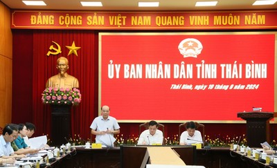 Thái Bình: Họp Tiểu ban Tổng kết công tác kinh tế - xã hội, quốc phòng, an ninh