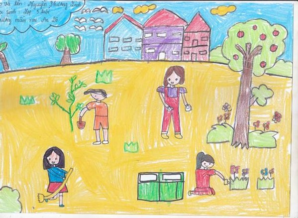 Hội ganh đua Bé vẽ giành giật giành cho trẻ em mầm non 5 tuổi tác cấp cho tỉnh năm 2018  Báo  Đắk Lắk năng lượng điện tử