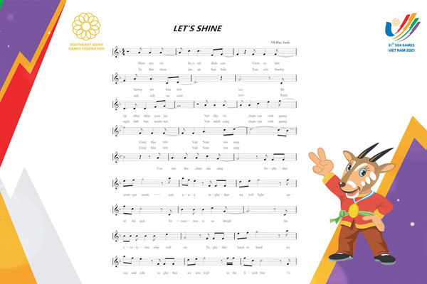 Bài hát chính thức của SEA Games 31: "Let's Shine - Hãy tỏa sáng"