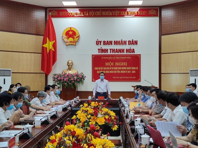Thanh Hoá: Công bố kết quả bầu cử đại biểu HĐND tỉnh, NK 2021- 2026